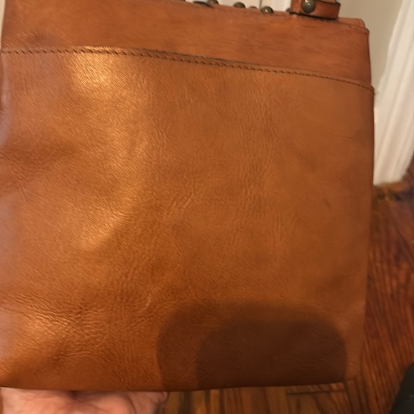 Patricia Nash - Elegant Tan Studded Crossbody Bag - Picture 4 of 4